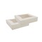 9 x 9 x 2.5" White Bakery Boxes with Window Pastry Boxes for Cakes, Cookies and Desserts